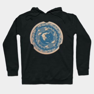 Killer Whales and Map of Greece Hoodie